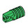 LEGO Green Hinge Arm Locking with Single Finger and Axlehole (30552 / 53923)