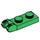 LEGO Groen Scharnier Plaat 1 x 2 met Vergrendelings Vingers met groef (44302)
