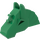 LEGO Green Horse Battle Helmet (Angular) (44557 / 48492)