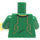 LEGO Groen Hutchins Minifiguur Torso (973 / 76382)