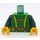 LEGO Grøn Hydra Minifig Torso (973 / 76382)