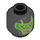 LEGO Green Lantern (Simon Baz) Minifigure Head (Recessed Solid Stud) (3626 / 65918)