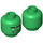 LEGO Green Lloyd - Spinjitzu Burst Minifigure Head (Recessed Solid Stud) (3626 / 67980)