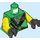 LEGO Groen Lloyd Torso (973)