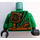 LEGO Groen Lloyd - Tournament van Elements met Jungle Robe Minifiguur Torso (973 / 76382)