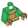 LEGO Green Loki Minifig Torso (973 / 76382)
