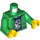 LEGO Grøn Mand Minifig Torso (973 / 76382)