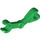 LEGO Green Mechanical Arm Bent (30377 / 49754)