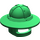 LEGO Green Metal Helmet with Broad Brim (15583 / 30273)