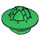 LEGO Green Metal Helmet with Broad Brim (15583 / 30273)