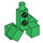 LEGO Groen Minecraft Creeper Torso (19734 / 34102)