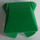LEGO Green Minifig Armour Plate with Rascus Pattern (2587)