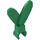 LEGO Vert Minifig Feathered Plume avec Agrafe (471 / 30127)