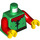 LEGO Grün Minifigur Torso (973 / 76382)