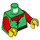 LEGO Grün Minifig Torso (973 / 76382)