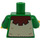 LEGO Grün Minifigur Torso Goatherd (973)