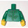 LEGO Groen Minifig Torso met Vines (973)