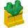 LEGO Grün Minifigure Hüften und Beine mit Green Kurz Swimming Pants (12515 / 93463)