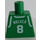 LEGO Grøn Minifigur NBA Torso med NBA Boston Celtics #8