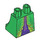 LEGO Groen Minifigure Skirt met Purple en Green Frills (36036 / 103941)