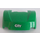 LEGO Green Mudgard Bonnet 3 x 4 x 1.3 Curved with &#039;CiTY&#039; Sticker (98835)