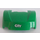 LEGO Groen Mudgard Bonnet 3 x 4 x 1.3 Gebogen met &#039;CiTY&#039; Sticker (98835)