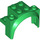 LEGO Green Mudguard Brick 2 x 4 x 2.3 with Tall Wheel Arch (18974)