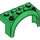 LEGO Green Mudguard Brick 2 x 4 x 2 with Wheel Arch (3387)