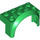 LEGO Green Mudguard Brick 2 x 4 x 2 with Wheel Arch (3387)