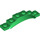 LEGO Green Mudguard Plate 1 x 6 with Edge (4925 / 62361)