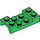 LEGO Green Mudguard Plate 2 x 4 with Arches with Hole (60212)