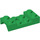LEGO Green Mudguard Plate 2 x 4 with Arches with Hole (60212)