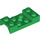 LEGO Groen Spatbord Plaat 2 x 4 met Arches met gat (60212)