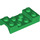 LEGO Green Mudguard Plate 2 x 4 with Arches with Hole (60212)