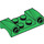 LEGO Green Mudguard Plate 2 x 4 with Headlights and Curved Fenders (93590)