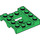 LEGO Groen Spatbord Voertuig Basis 4 x 4 x 1.3 (24151)