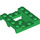 LEGO Groen Spatbord Voertuig Basis 4 x 4 x 1.3 (24151)