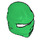 LEGO Green Ninjago Wrap with Ridged Forehead (98133)
