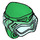 LEGO Grün Ninjago Wrap mit Transparent Light Blau Scuba Diver Maske (77151)