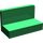 LEGO Groen Paneel 1 x 2 x 1 met afgeronde hoeken (4865 / 26169)
