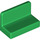 LEGO Green Panel 1 x 2 x 1 with Rounded Corners (4865 / 26169)