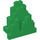 LEGO Green Panel 3 x 8 x 7 Rock Triangular (6083)