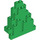 LEGO Grün Panel 3 x 8 x 7 Felsen Dreieckig (6083)
