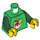 LEGO Green Peapod Costume Girl Minifig Torso (973 / 76382)