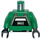 LEGO Green Pilot&#039;s Jumpsuit Torso with Black Chest Panel (73403 / 76382)