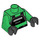 LEGO Green Pilot&#039;s Jumpsuit Torso with Black Chest Panel (973 / 76382)