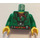 LEGO Green Pippin Reed Torso with Green Arms and Yellow Hands (973)