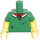 LEGO Green Pizza Delivery Man Minifig Torso (973 / 16360)