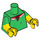 LEGO Green Pizza Delivery Man Minifig Torso (973 / 16360)