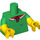 LEGO Green Pizza Delivery Man Minifig Torso (973 / 16360)